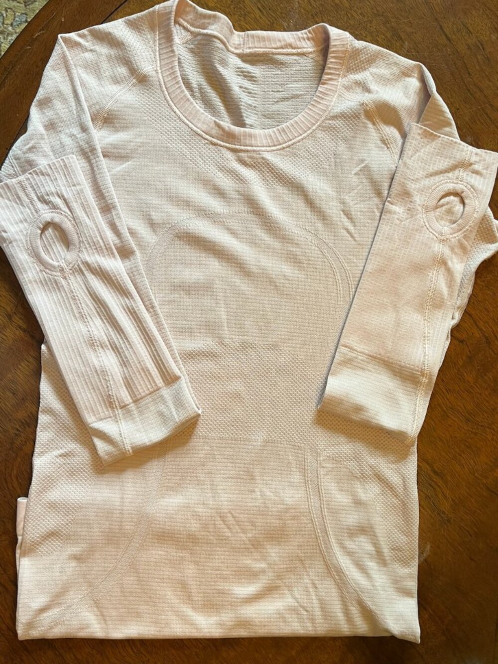 Lululemon Swiftly Tech Long-Sleeve Shirt - Light Pink